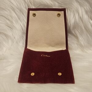 Cartier Velvet Jewelry Pouch (Bracelet Sized)